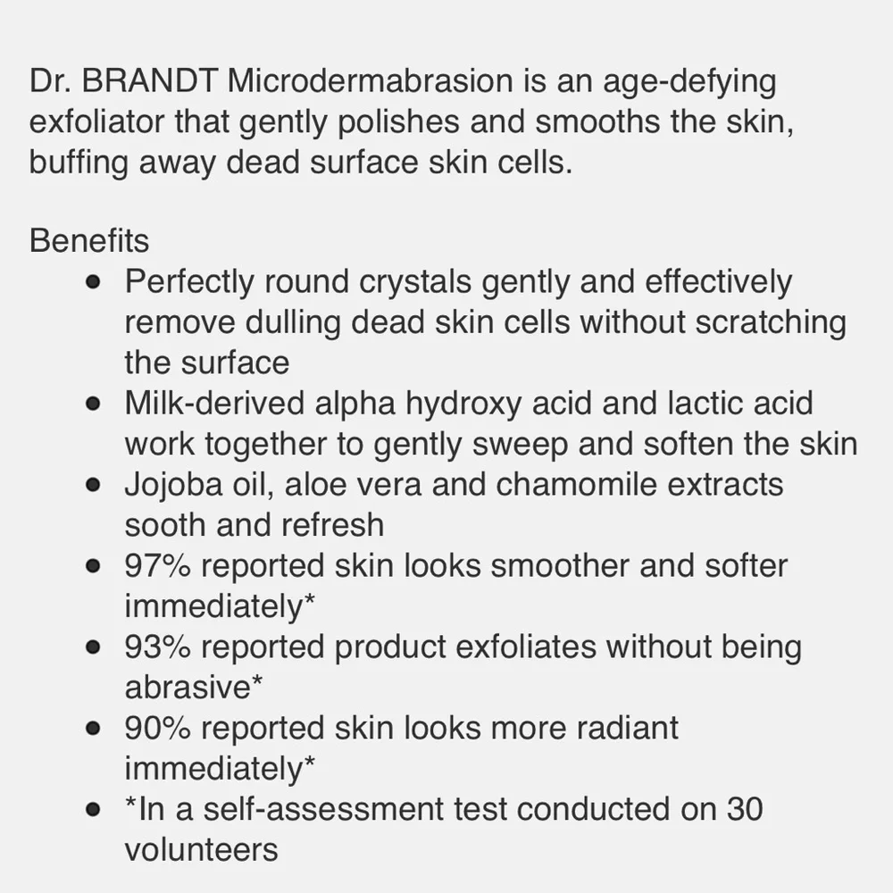 Dr. Brandt brand new